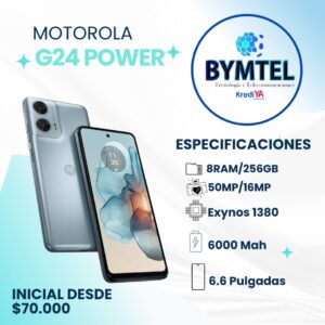 MOTOROLA G24 POWER 256 GB- Crédito 16 Cuotas